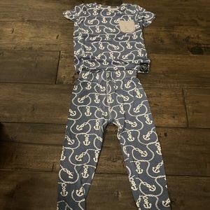 Sweet Bamboo Anchor Pajamas 2T